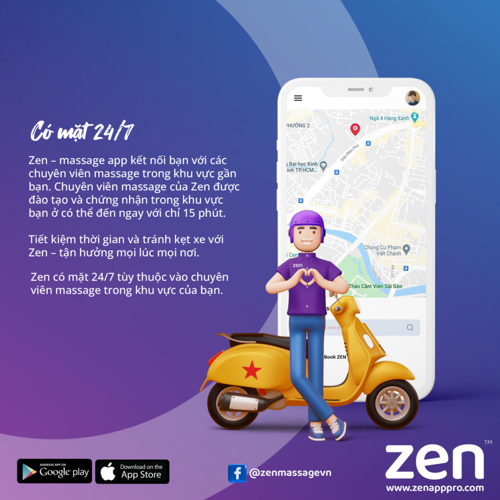 Zen connects you with massage professionals near you