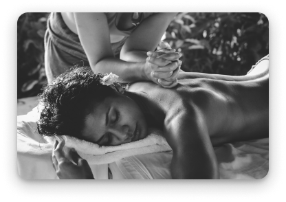 massage black and white
